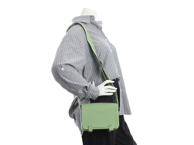 Hermès Vert Criquet and Vert Fizz Chèvre Mysore Geta in Green Goatskin from Ann's Fabulous Finds, photo 10 of 10