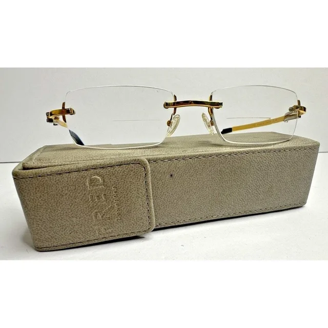 FRED Vintage Aberdeen 006 Platinum-Gold Rimless Eyeglasses Frames Genuine 732518 from Poshmark
