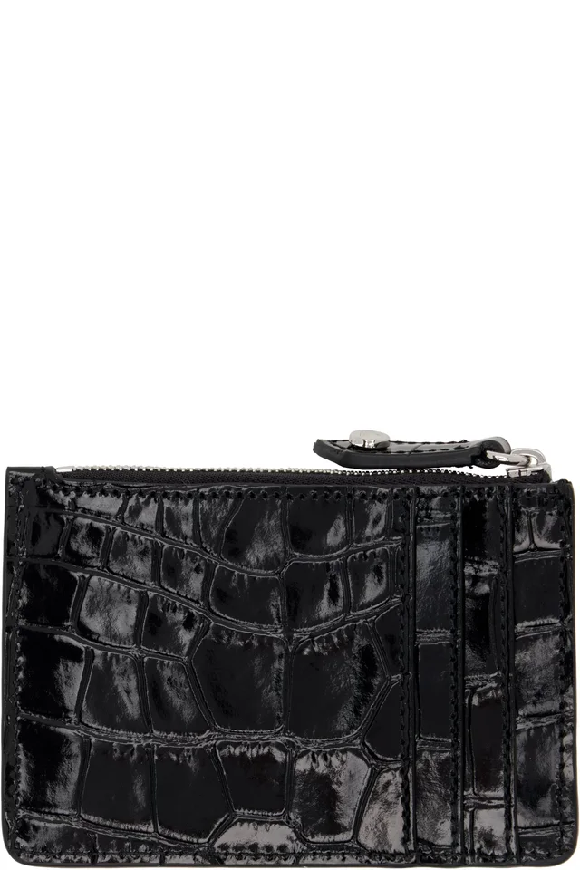 Vivienne Westwood Black Slim Long Card Holder, photo 2 of 2 from SSENSE
