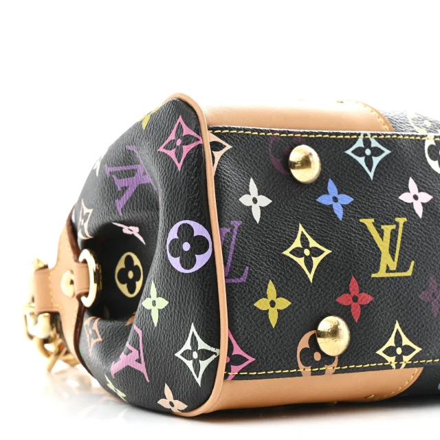 Louis Vuitton Monogram Multicolor Beverly MM Black in Black Coated canvas from FASHIONPHILE, photo 8 of 9