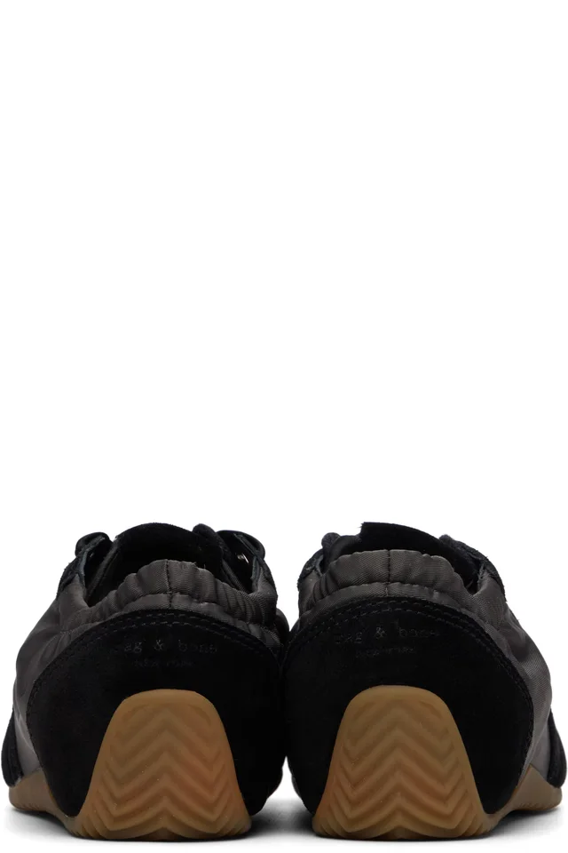 rag & bone Black Emilee Ballet Runner Sneakers, photo 2 of 5 from SSENSE