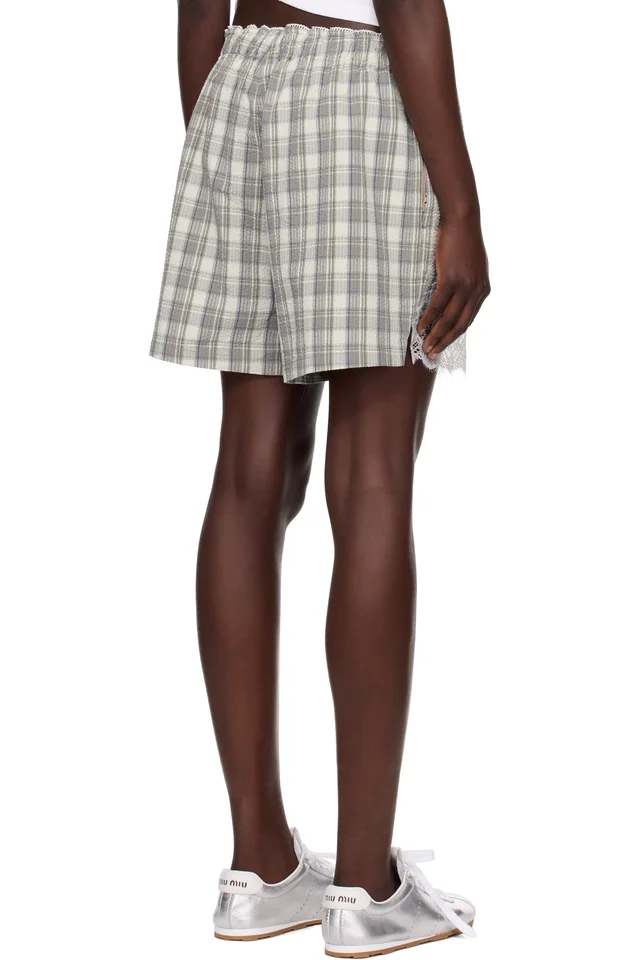 Martine Rose SSENSE Exclusive Gray French Knickers Shorts, photo 3 of 5 from SSENSE
