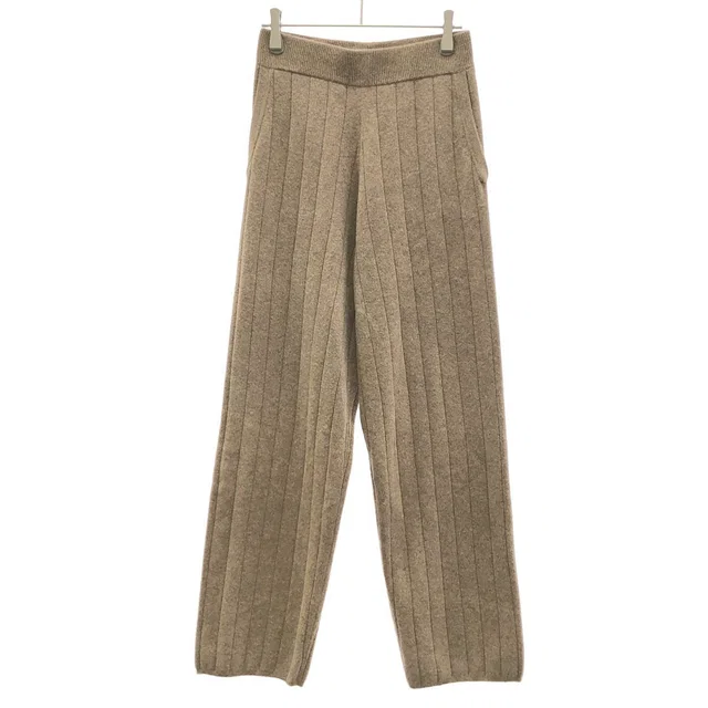 Max Mara Knit Pants Brown XS in Brown Cashmere from The Reluxe