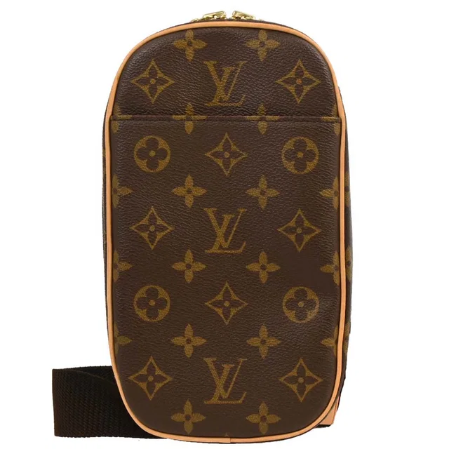 Louis Vuitton 2004 Monogram Pochette Gange Bum Bag M51870 in Coated canvas from AMORE Vintage Tokyo
