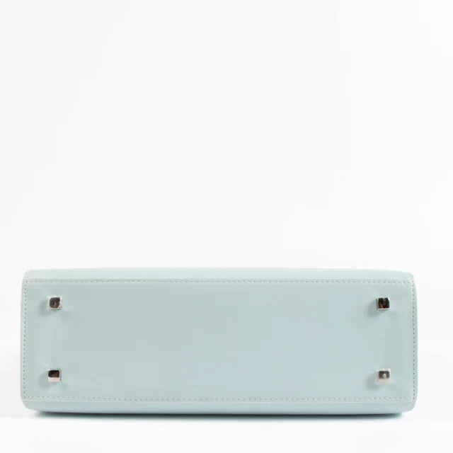 Delvaux Celadon Calf Souple Tempête MM Bag in Leather from Labellov, photo 6 of 9