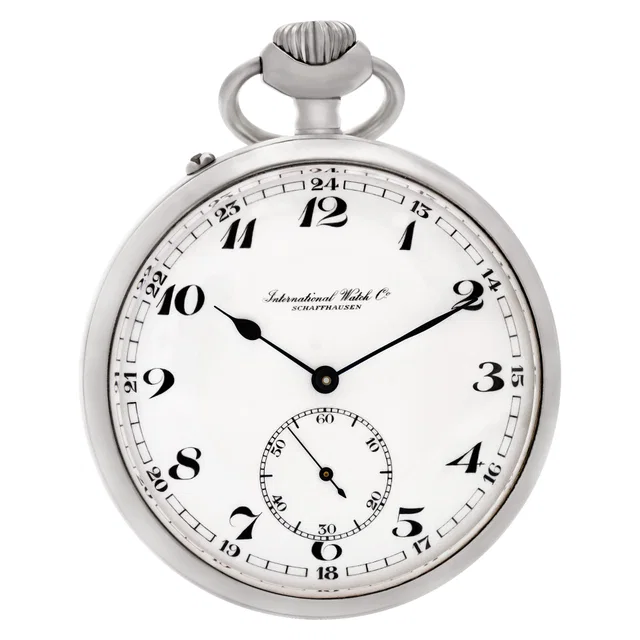IWC pocket watch 55mm 564727 in Stainless Steel from Gray And Sons