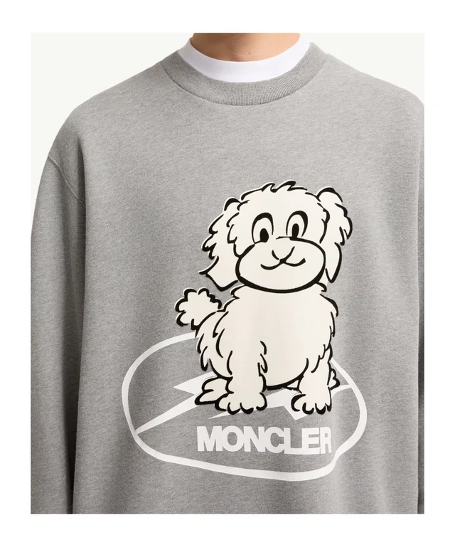 Moncler x Fragment Dog Print Cotton Sweatshirt, photo 6 of 7 from SENSER