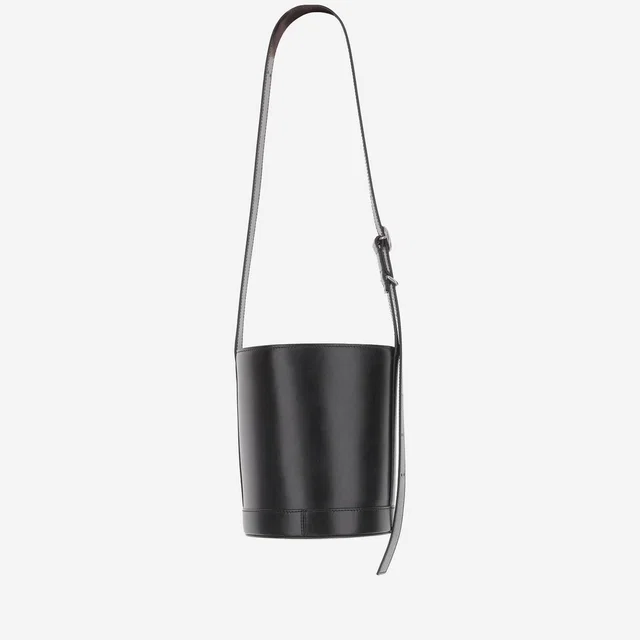 Jil Sander Calfskin Bucket Bag — Black in Black Calfskin from HEWI