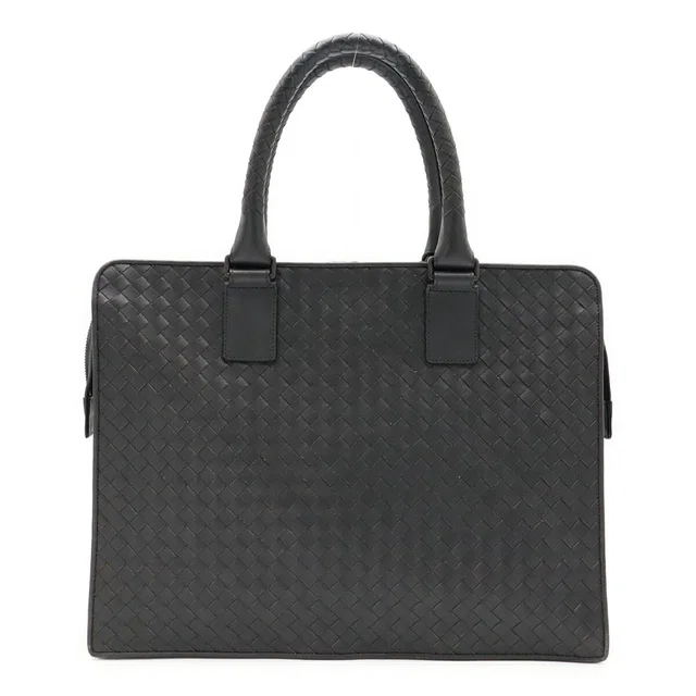 Bottega Veneta Intrecciato Leather Briefcase in Woven leather from LuxUness