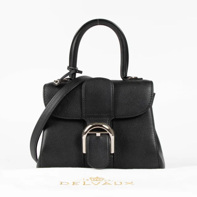 Delvaux Sellier Brillant Mini Bag in Black Leather from Labellov, photo 2 of 8