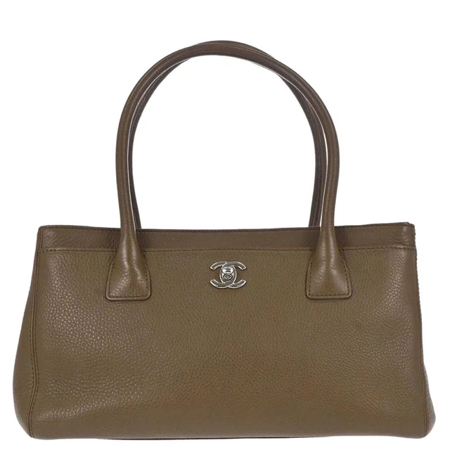 Chanel 2013-2014 Brown Deerskin Executive Cerf Tote Bag in Brown from AMORE Vintage Tokyo