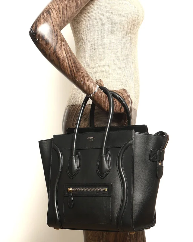 Celine Luggage Micro Bag in Leather from A Retro Tale, photo 7 of 7