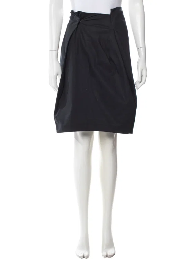 Jil Sander Vintage Knee-Length Skirt in blue from The RealReal