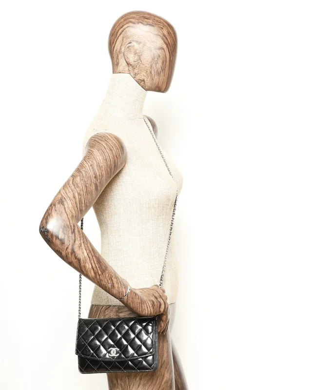 Chanel Brilliant CC Patent Wallet On Chain Bag in Patent leather from A Retro Tale, photo 11 of 11