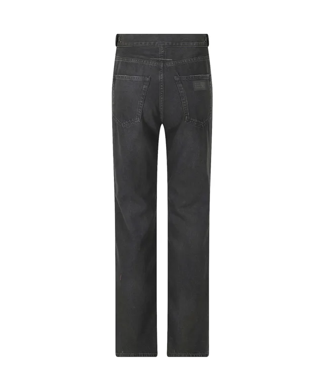 Mm6 Maison Margiela side-zip straight-leg jeans, photo 2 of 7 from SENSER