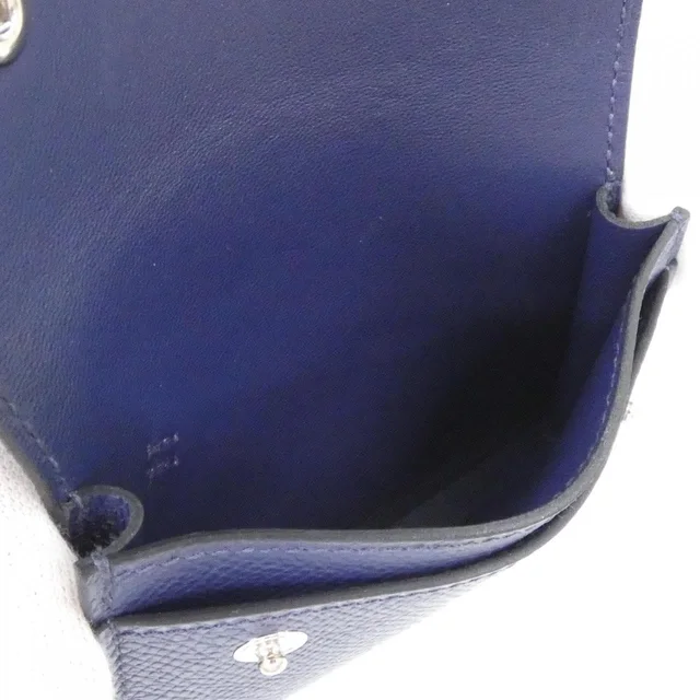 Hermès Hermes Snap 087065CK Card Case in BLUE NAVY(ブルー ネイビー) / PALLADIUM(SILVER)/パラジウム(シルバー)金具 from KOMEHYO, photo 6 of 6