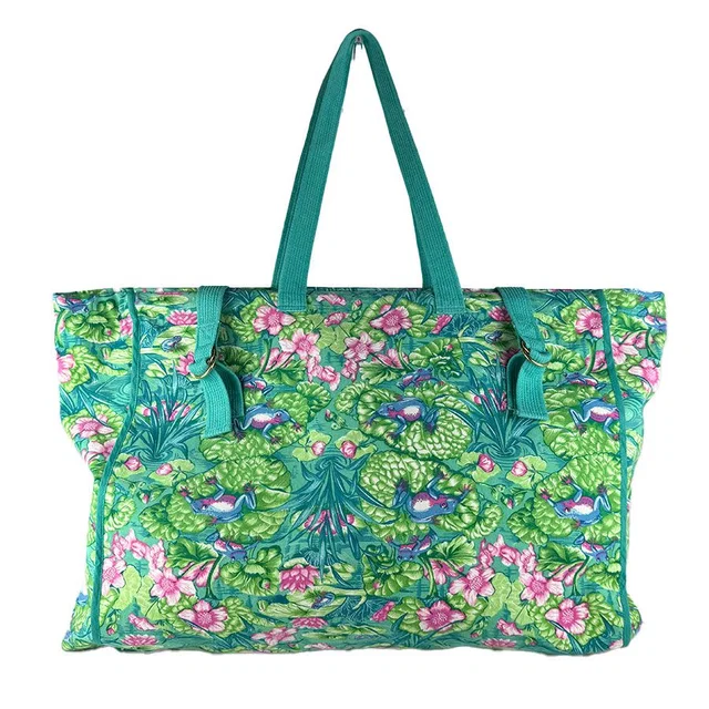 Hermès Tote Green in Green Canvas from The Reluxe