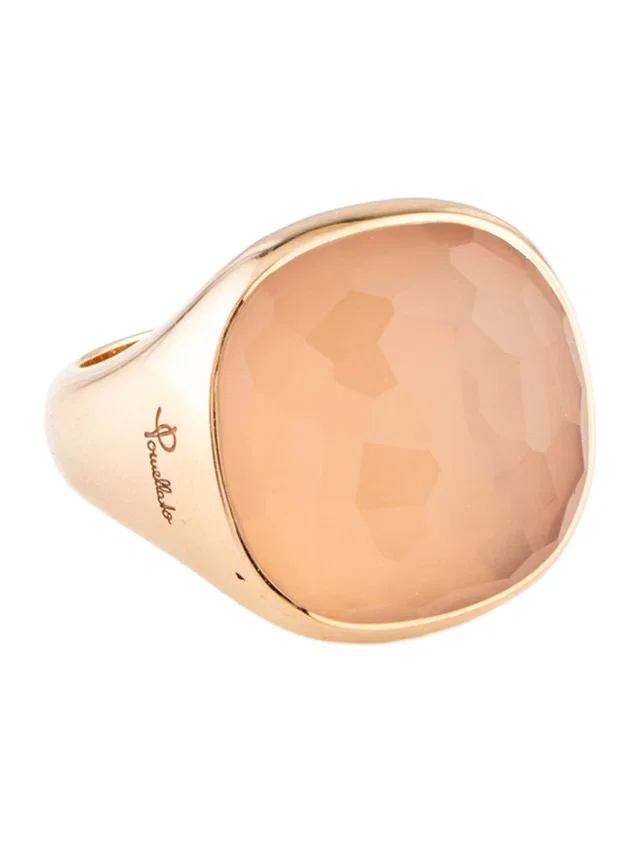 Pomellato 18K Rose Quartz Cipria Cocktail Ring in multicolor from The RealReal