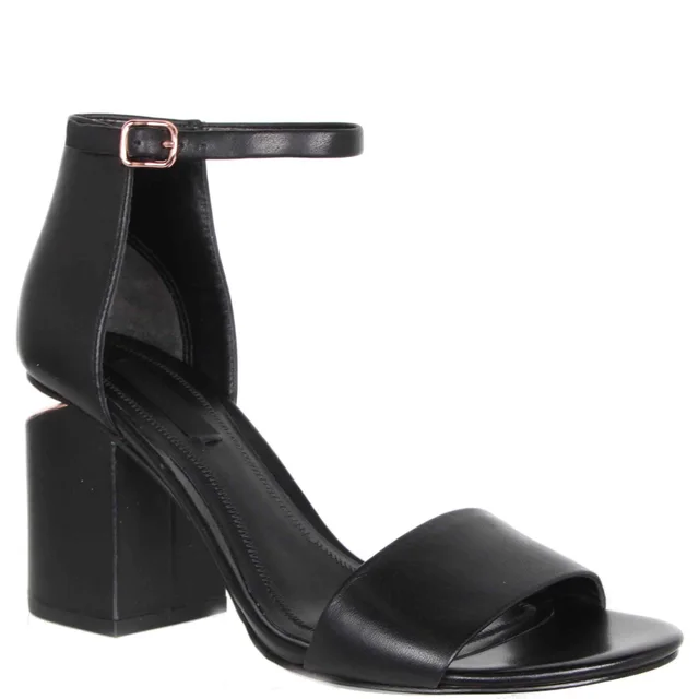 Alexander Wang Abby Sandal 80, Black/Rose Gold from Cultstatus, photo 1 of 1