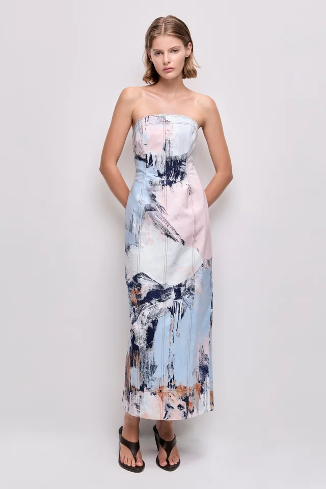 AJE Lettera Denim Midi Dress from Aje, photo 1 of 1