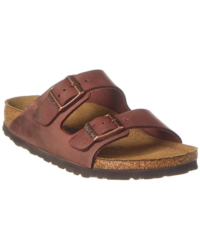 Birkenstock Women's Arizona Oiled Nubuck Narrow Sandal, image 1 of 1 from Rue La La