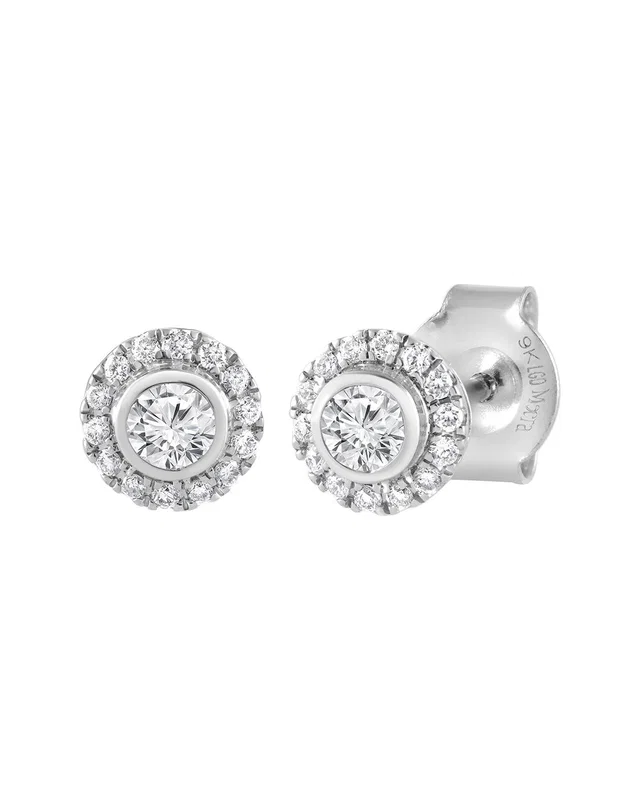 Lab Grown Diamonds 9K 0.27 ct. tw. Lab Grown Diamond Earrings, image 1 of 1 from Rue La La