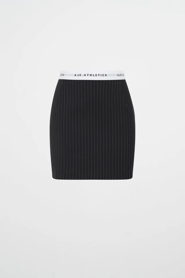 Athletica Logo Elastic Mini Skirt 651 in Blue from Aje, photo 1 of 1