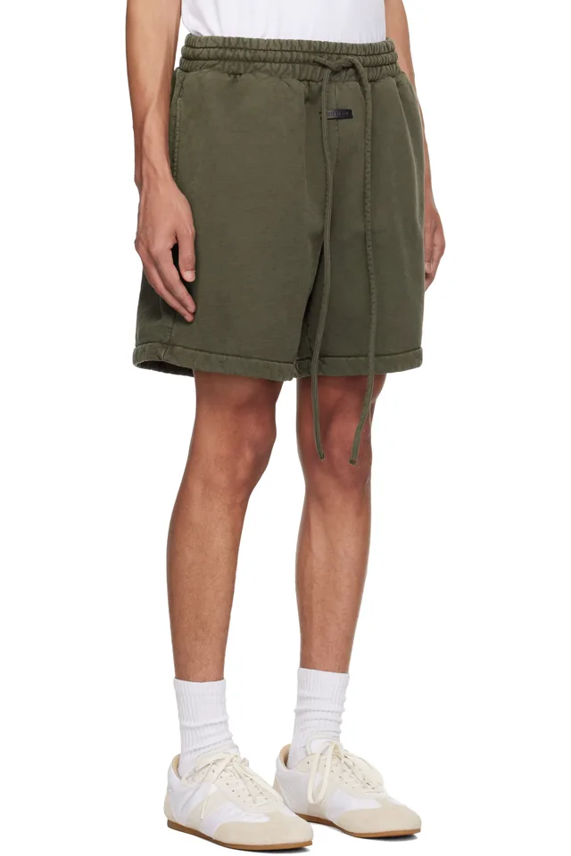Fear of God Brown Vacation Shorts, photo 2 of 4 from SSENSE