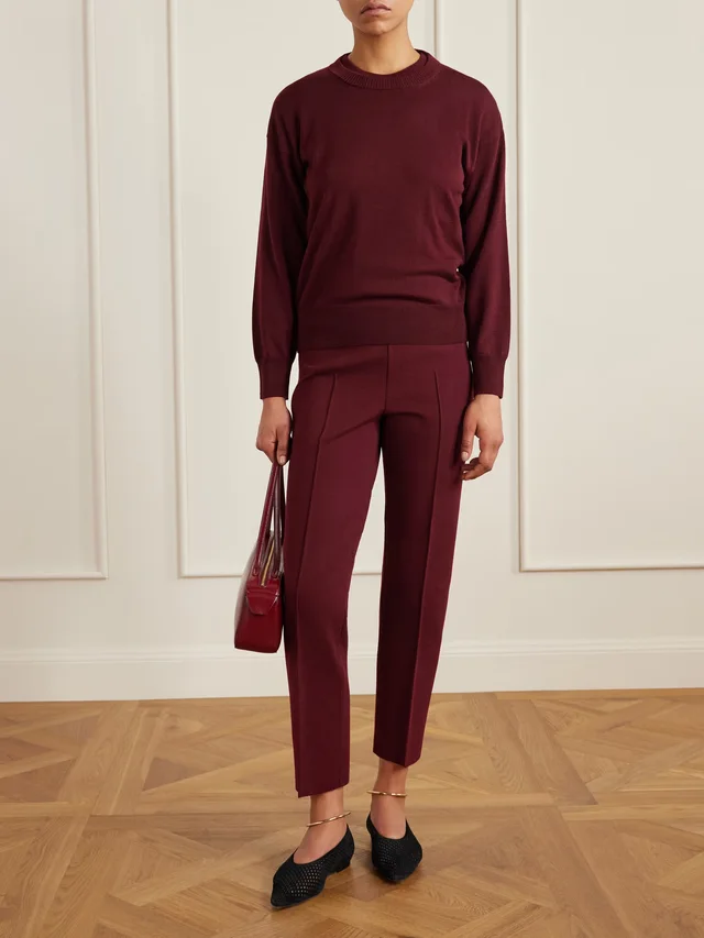HIGH SPORT Louis cropped stretch wool-blend slim-leg pants, photo 2 of 2 from NET-A-PORTER (Canada)