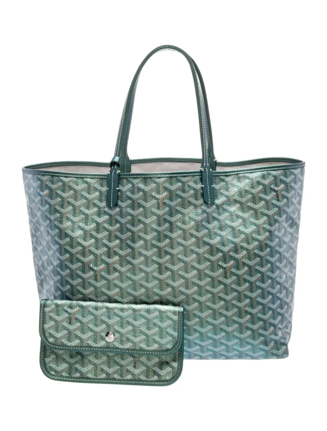 Goyard Goyardine St. Louis PM 2024 in green Canvas from The RealReal, photo 4 of 6