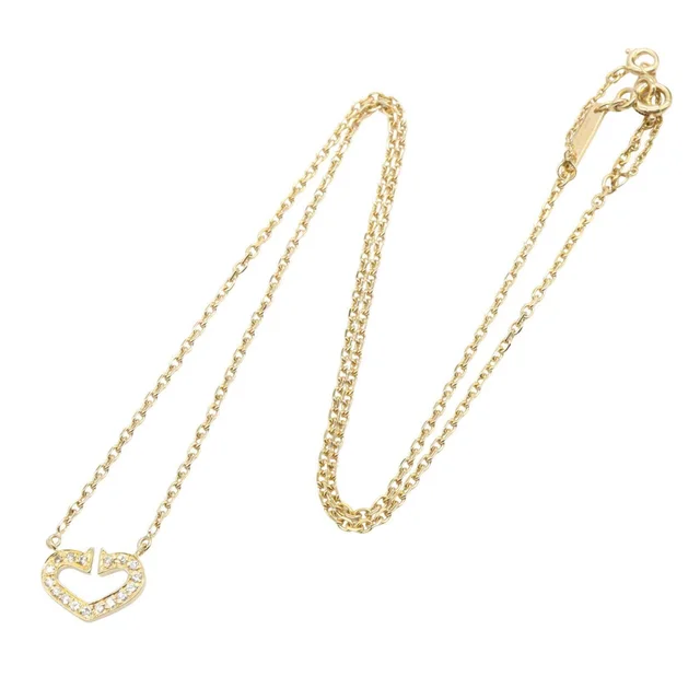 Cartier C Heart Au750 Diamond Necklace from LuxUness, photo 2 of 2