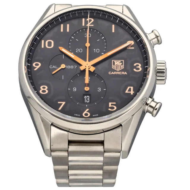 TAG Heuer Carrera CAR2014-2 43mm Stainless Steel Watch from H&T