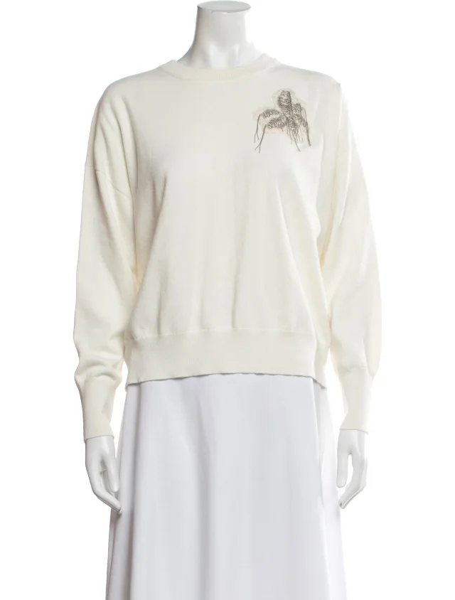 Brunello Cucinelli Cashmere Crew Neck Sweater w/ Tags in Cashmere from The RealReal