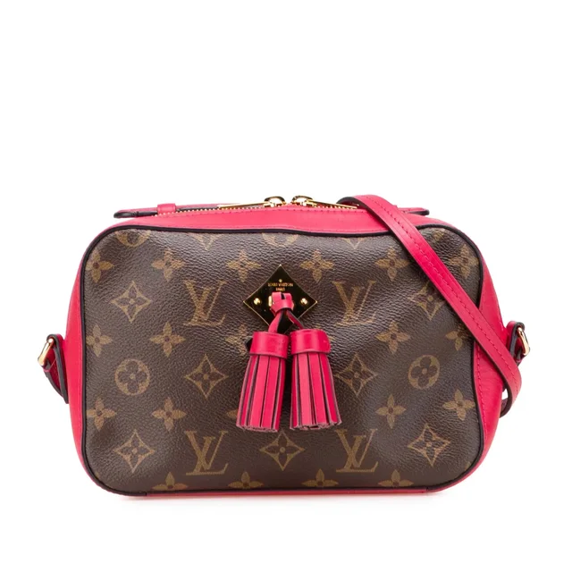 Brown Louis Vuitton Monogram Saintonge Crossbody Bag in Brown Coated canvas from Designer Revival