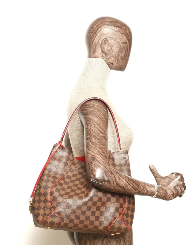 Louis Vuitton Damier Caissa Hobo Bag in Canvas from A Retro Tale, photo 8 of 8