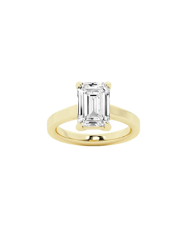 Lab Grown Diamonds 14K 4.00 ct. tw. Lab-Grown Diamond Solitaire Engagement Ring, image 1 of 1 from Rue La La