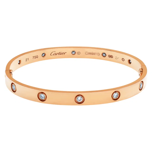 Cartier Love bracelet in Pink Rose Gold from Gray And Sons
