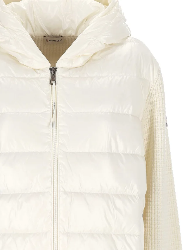 Moncler Padded Zip-Up Padded Cardigan, photo 3 of 3 from SENSER