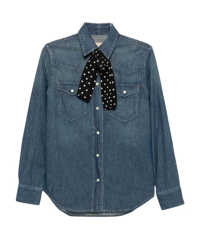 Valentino VLogo pussy-bow shirt from SENSER, photo 1 of 1