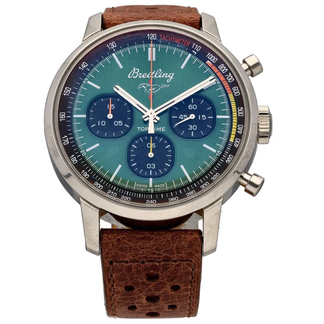 Breitling Top Time Classic Cars Capsule Collection A25310 42mm Stainless Steel Watch in Leather from H&T