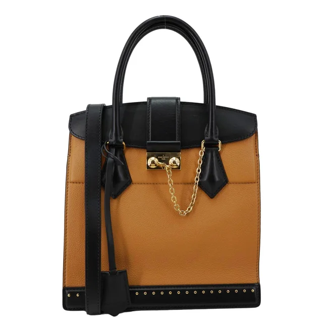 Louis Vuitton Cour Marly PM Calfskin Leather Shoulder Bag Brown in Brown Calfskin from Dallas Designer Handbags