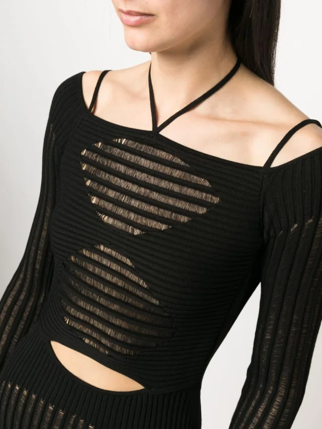 Andrea Adamo Knit Ribbed Mini Dress, photo 5 of 5 from Balardi