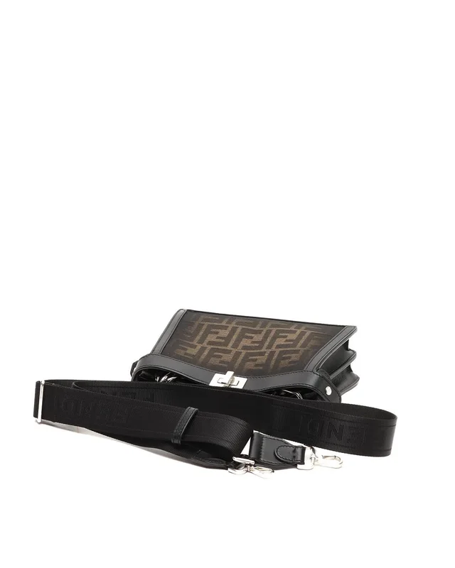 Fendi Mini Zucca Peekaboo ISeeU Xcross Bag in Canvas from A Retro Tale, photo 5 of 8