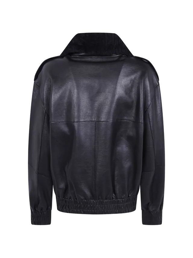 P.A.R.O.S.H. Long-sleeve leather jacket, photo 2 of 3 from SENSER