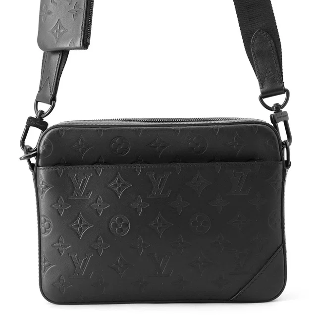 Louis Vuitton Duo messenger NoirM69827 Monogram Shadow from GALLERY RARE