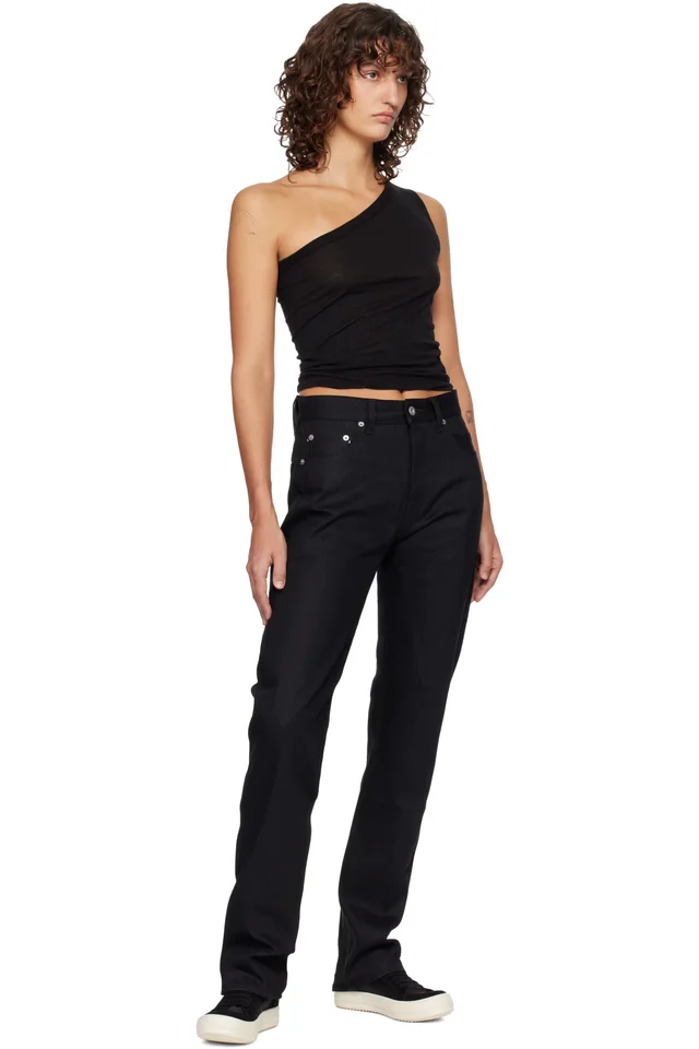 Rick Owens DRKSHDW Black Temple SL Ziggy Top, photo 4 of 4 from SSENSE