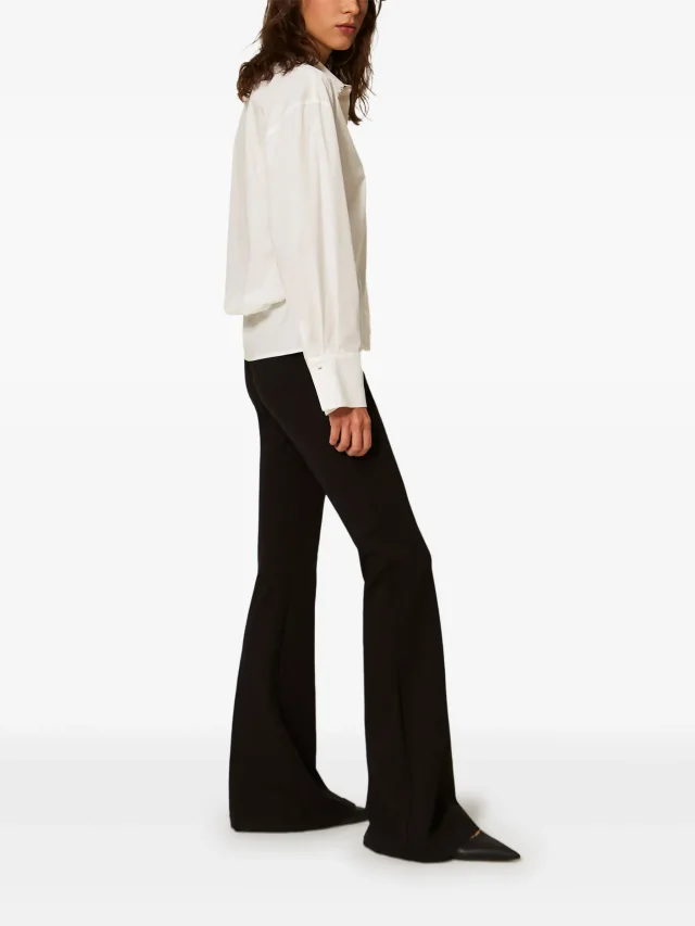 TWINSET flared trousers with logo, photo 2 of 2 from FARFETCH