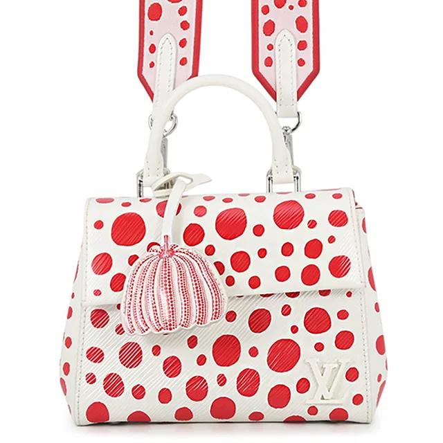 Louis Vuitton LVxYK Cluny White/RedM21722 Epi Leather Infinity Dot Size MINI in White Leather from GALLERY RARE