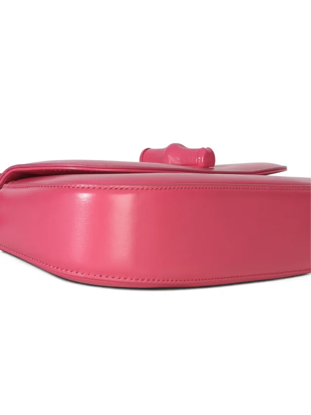 Gucci Pink Calfskin Medium Bamboo Diva Bag in Pink Calfskin from Season 2 Consign, photo 6 of 9