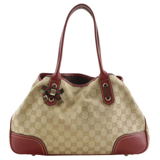 Gucci Prince GG Canvas Brown Tote Bag in Brown Canvas from The Reluxe